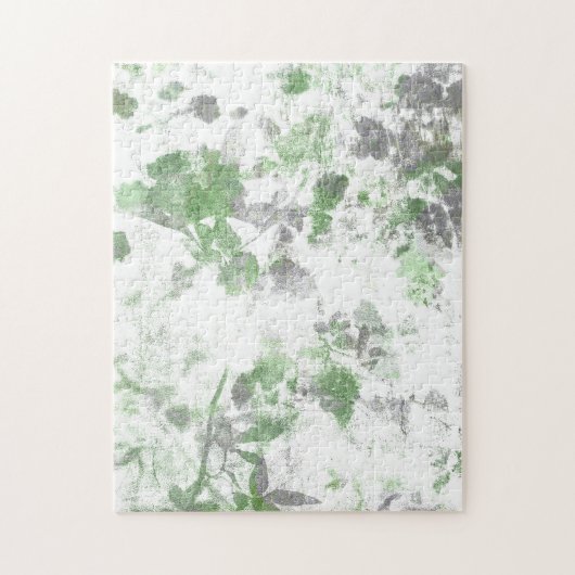 Mengsel van bloempatroon en wandtextuur legpuzzel (Verticaal)