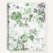 Mengsel van bloempatroon en wandtextuur notitieboek (Voorkant)
