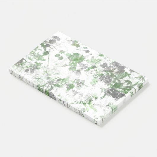 Mengsel van bloempatroon en wandtextuur post-it® notes (Schuin)