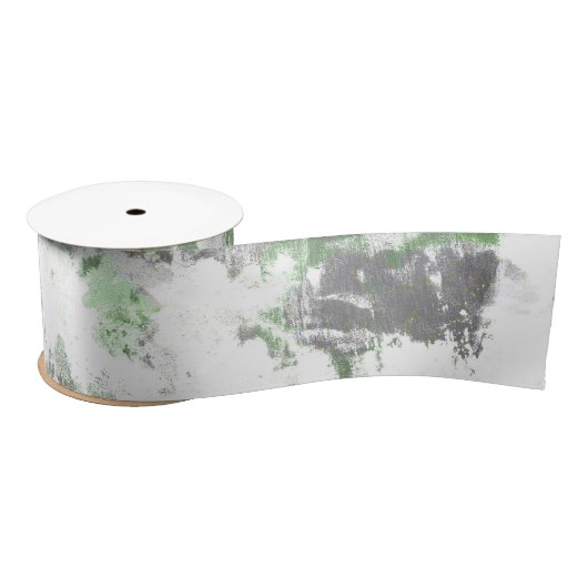 Mengsel van bloempatroon en wandtextuur satijnen lint (Spoel)