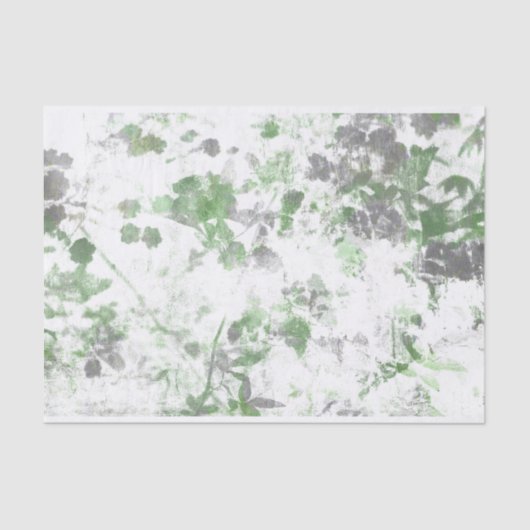 Mengsel van bloempatroon en wandtextuur tissuepapier (Voorkant)