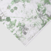 Mengsel van bloempatroon en wandtextuur tissuepapier (Detail)