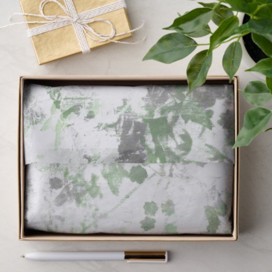 Mengsel van bloempatroon en wandtextuur tissuepapier (Geschenk)