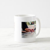 Mengsel van bureau mixer Slide Control Slider Disk Koffiemok (Voorkant rechts)