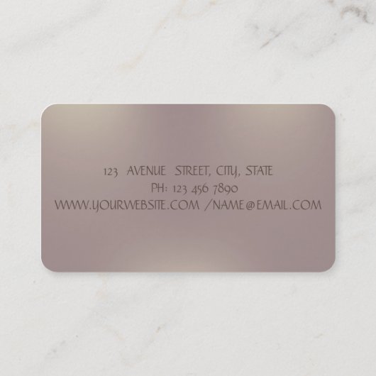 Mengsel van de ventilatorroeping van de moderne Wa Visitekaartje (Achterkant)