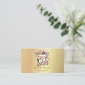Mengsel van goudmakerij met Confetti Visitekaartje (Staand voorkant)