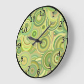 mengsel van groene cirkels grote klok (Hoek)