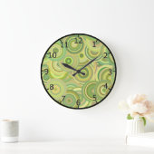 mengsel van groene cirkels grote klok (Huis)