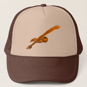 Mengsel van halloween Pumpkin Eagle Trucker Pet