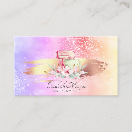 Mengsel van holografische cokes voor moderne pense visitekaartje (Voorkant)