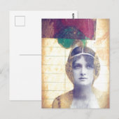 Mengsel van  media-vrouwenkollage briefkaart (Voorkant / Achterkant)