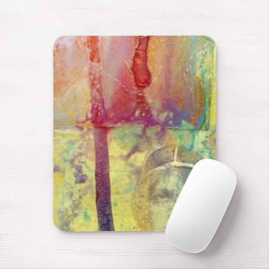 Mengsel van  media-vrouwenkollage muismat (Met muis)