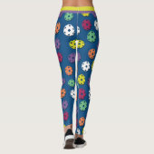 Mengsel van pickleballen 5 (kleine tegel) leggings (Achterkant)