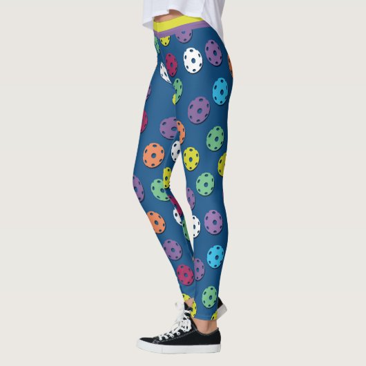 Mengsel van pickleballen 5 (kleine tegel) leggings (Links)