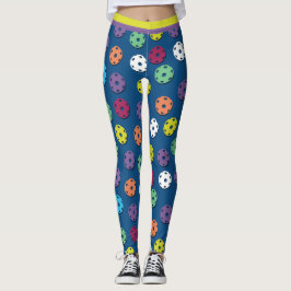 Mengsel van pickleballen 5 (kleine tegel) leggings