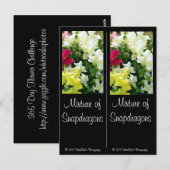 Mengsel van Snapdragons Briefkaart (Voorkant / Achterkant)
