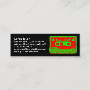 Mengsel van tape-Pop IV Mini Visitekaartje