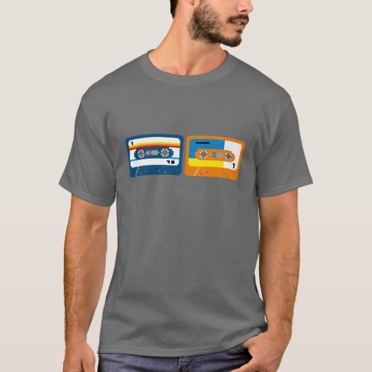 Mengsel van tapes Cassette T Shirt (Voorkant)