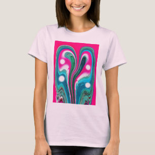 Mengsel van tarwe en koel t-shirt