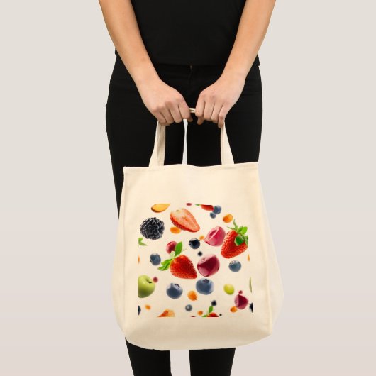 Mengsel van Vruchten Tote Bag (Voorkant (product))