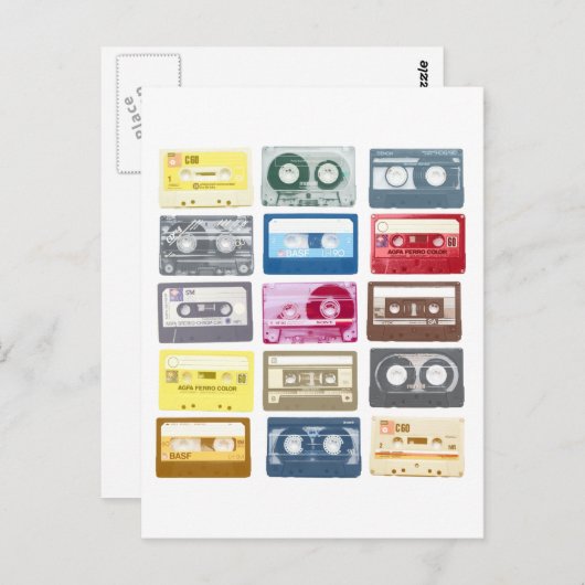 Mengsels grafische briefkaart (Voorkant / Achterkant)