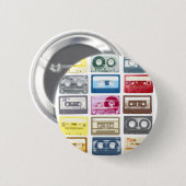 Mengsels grafische ronde button 5,7 cm (Voorkant /achterkant)