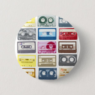 Mengsels grafische ronde button 5,7 cm