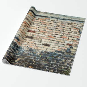 Mengsels tegen de achtergrond van de wandtextuur.  cadeaupapier