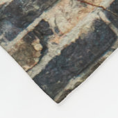 Mengsels tegen de achtergrond van de wandtextuur. fleece deken (Hoek)