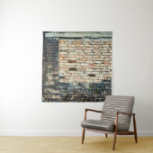 Mengsels tegen de achtergrond van de wandtextuur.  wandkleed (In situ)