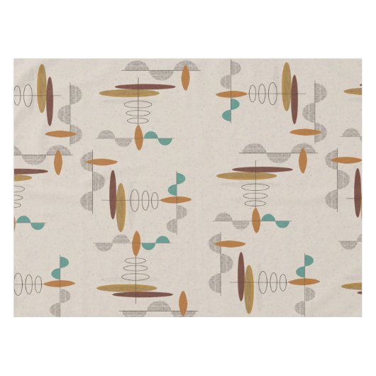 Mengsels uit het midden van de eeuw tafelkleed (Voorkant (Horizontaal))