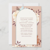 Mengsels van families in de botanische herfst kaart (Voorkant)