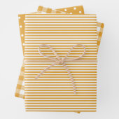 Mengsels van patroonstripes Gingham Polka Dot Inpakpapier Vel (In situ)