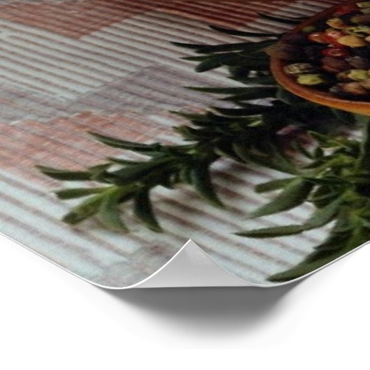 Mengsels van plantensalade poster (Hoek)