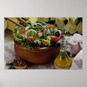 Mengsels van plantensalade poster (Voorkant)