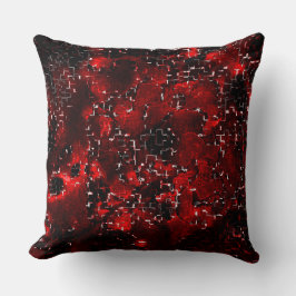 Mengsels van roodroodblokjes en roodroodroze blokj kussen