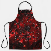 Mengsels van roodroodblokjes en roodroodroze blokj schort (Voorkant)