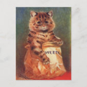 Mengsels van Sweets Cat van Louis Wain Briefkaart (Voorkant)