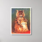 Mengsels van Sweets Cat van Louis Wain Canvas Afdruk (Voorkant)