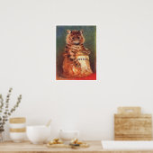 Mengsels van Sweets Cat van Louis Wain Poster (Keuken)