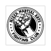 Mengsels van vechtende vechtlantaarns Rubberstempe Rubberstempel (Afrduk)