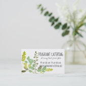 Mengsels van visitekaartje van keukenchef (Staand voorkant)