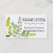 Mengsels van visitekaartje van keukenchef (Voorkant)