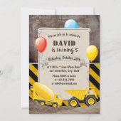 Mengsels van vrachtwagens voor de bouw, afgelopen  kaart (Voorkant)