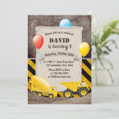 Mengsels van vrachtwagens voor de bouw, afgelopen  kaart (Staand voorkant)