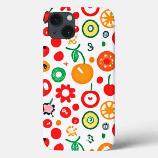 Mengsels van vruchtpatronen. Bestel nu Case-Mate iPhone Case (Achterkant)