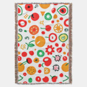 Mengsels van vruchtpatronen. Bestel nu Deken (Voorkant Verticaal)