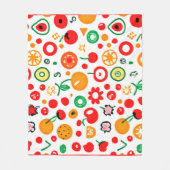 Mengsels van vruchtpatronen. Bestel nu Fleece Deken (Voorkant)