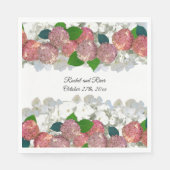 Mengsels van zalm en koraal servet (Voorkant)