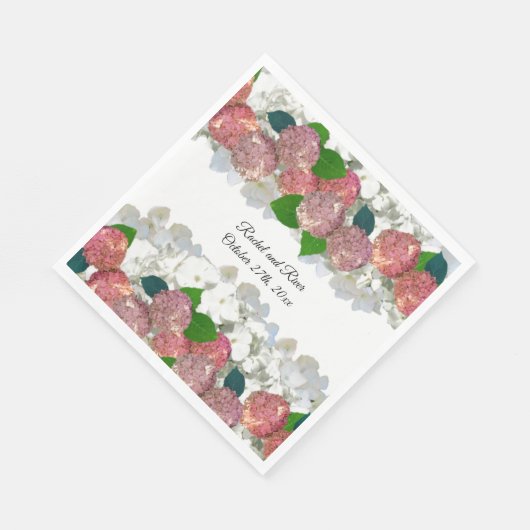 Mengsels van zalm en koraal servet (Hoek)